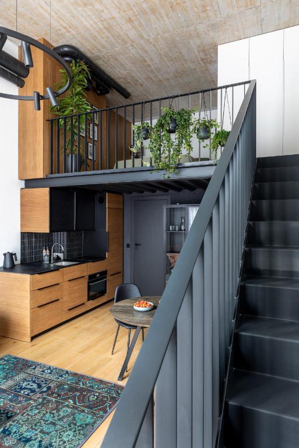 Stylish Loft With Terrace Paupys, Old Town Apartment Vilnius Ngoại thất bức ảnh